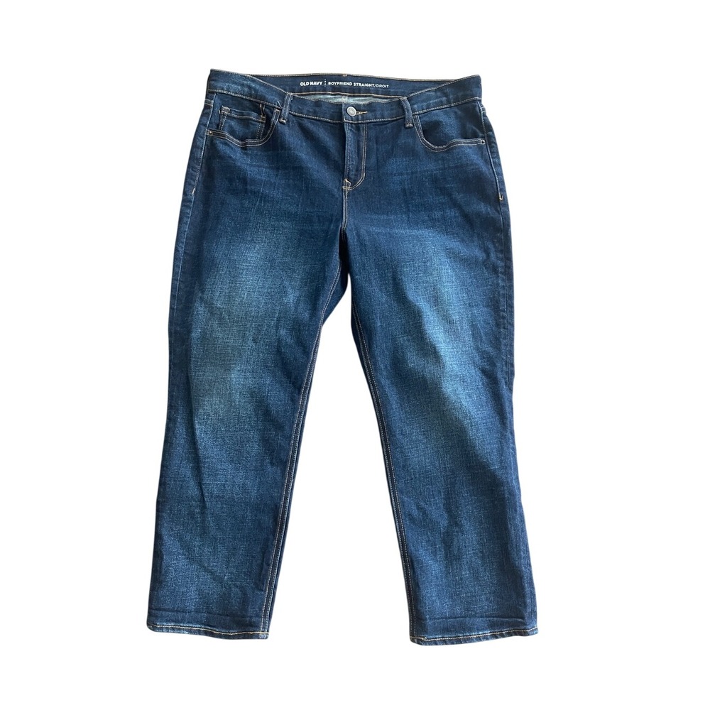 Old Navy Boyfriend Straight Crop Jeans 14R